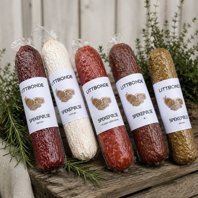 Hovedbilde SPEKEPØLSE, HVITLØK