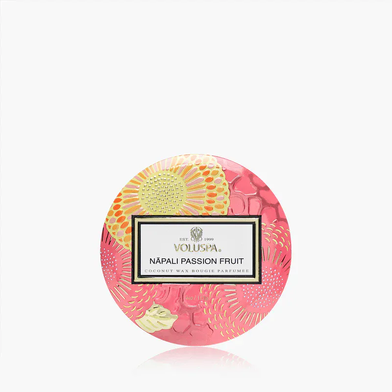 Mini Tin Candle 25t Nāpali Passion Fruit