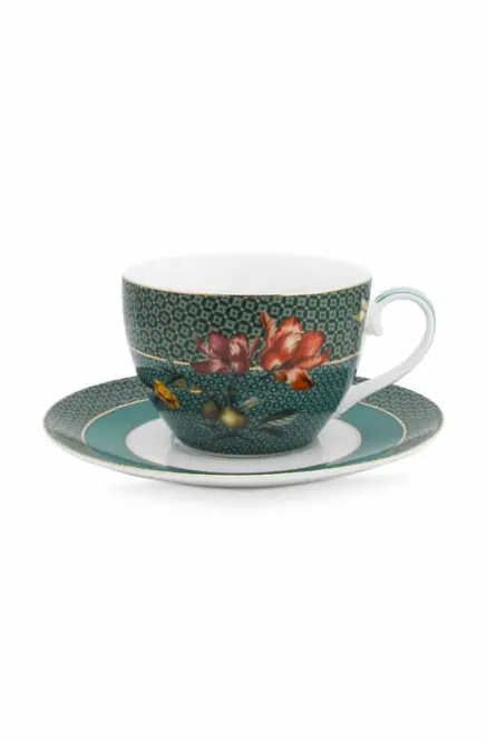Bilde av Kopp m/Skål Winter Wonderland Bird Green 280ml