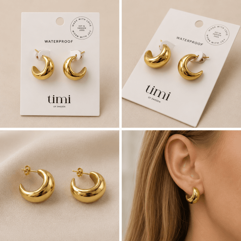 Selena chunky stud earrings 