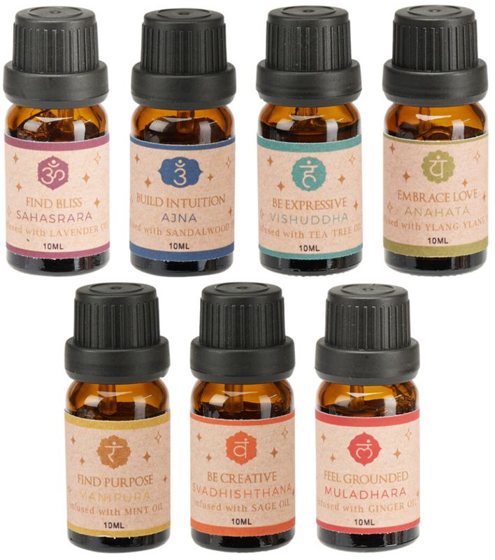 Duftolje assorterte dufter 10ml 7pk