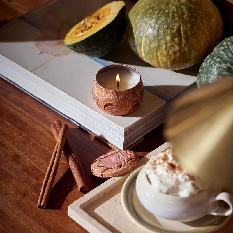 Voluspa Mini Tin Candle 25t - Spiced Pumpkin Latte