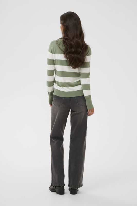 KAlizza Striped Knit Pullover
