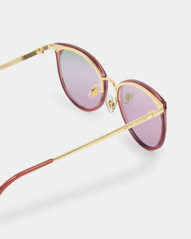SANTORINI SUNGLASSES | Pink Mirrored Lens
