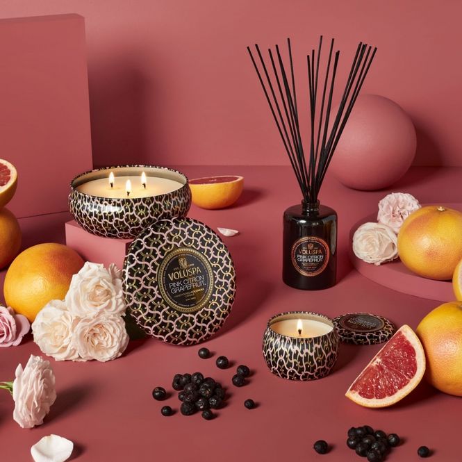 Hovedbilde Voluspa 3-wick Tin Candle 40t Pink Citron ...