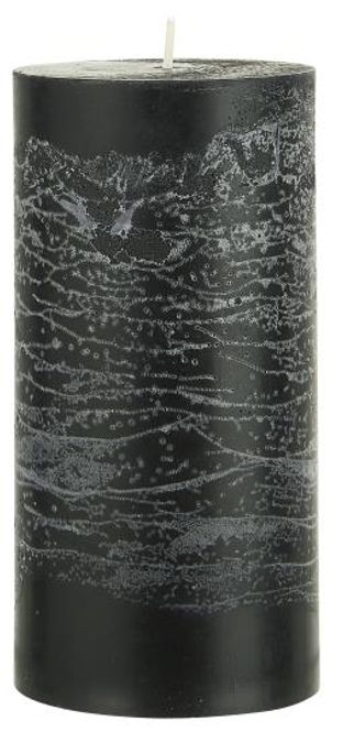 Hovedbilde Rustikk Lys sort D.7 cm H14 cm