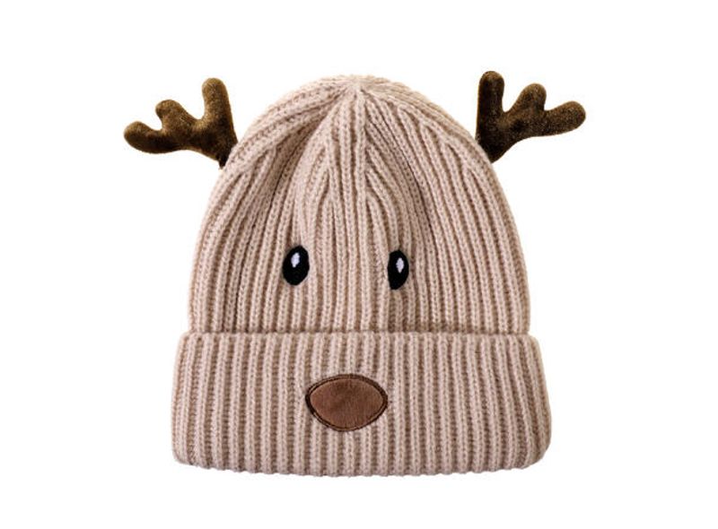 Lue barn brun/beige reinsdyr 0-2år