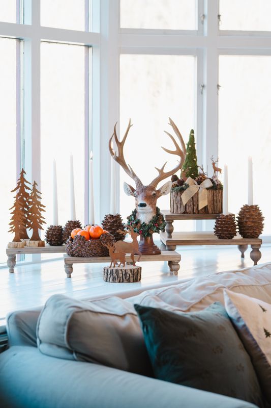 Piedestalbord Tanya – stor | mørk brun