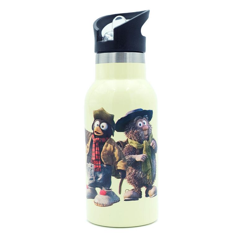 Flåklypa drikkeflaske Lys Gul - 350ml