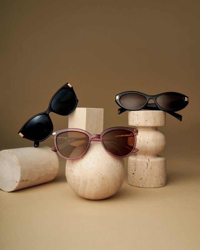 Ravello Round Sunglasses Cherry