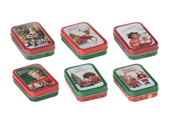 Hovedbilde Metallboks Julemotiv 10x6x2cm