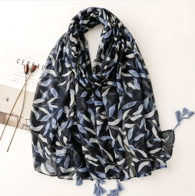 Hovedbilde Renee Scarf Viscose 180x90 Blue