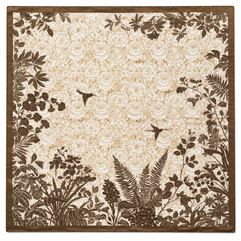 Scarf A26 Rose Brown