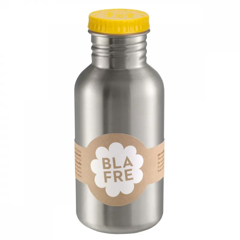 Stålflaske 500ml Gul